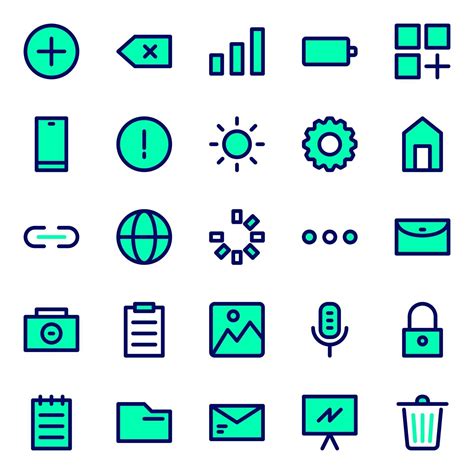 User Interface Icon Pack with filled style 3318961 Vector Art at Vecteezy