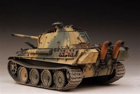 Award Winner Built Dragon 1/35 German Panther G Late Pro w/Add-on Armor +PE | eBay | Panther ...