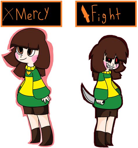 Chara Mercy, and Chara Genocide by TheChaoticAbyss on DeviantArt