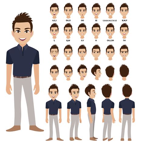 Man Side Pose Vector Art, Icons, and Graphics for Free Download