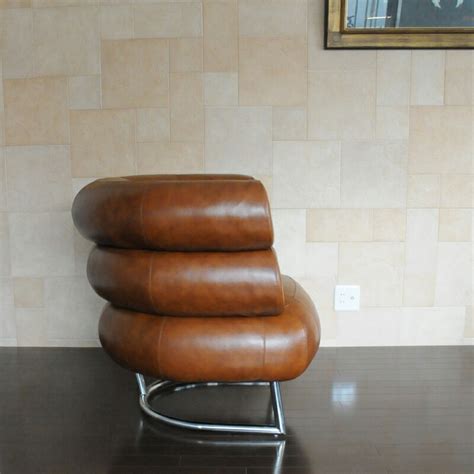 auc-pleasure0905 | Rakuten Global Market: Bibendum Chair / vintage Brown Italian leather leather ...