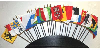 Swiss Cantons 4x4" Desk Flag Sets - CRW Flags Store in Glen Burnie ...