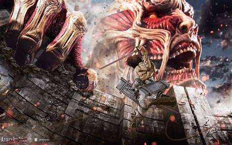 Colossal Titan, Eren Yeager, Attack on Titan, 1080P, Movie HD Wallpaper