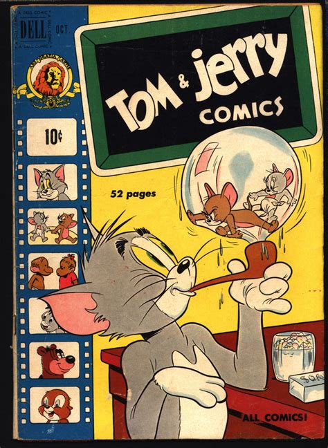 TOM and JERRY #75 1950 Dell Comics, Hanna Barbera, Cartoons, Droopy, B ...