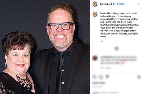 MercyMe's Bart Millard Posts Moving Tribute to His Mother, Who’s Now ‘With Jesus’