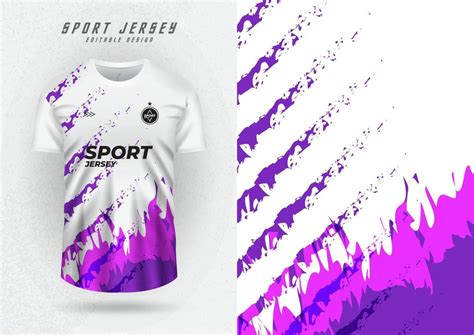 mockup background for sports jersey purple side stripes | Sports jersey design, Jersey design ...