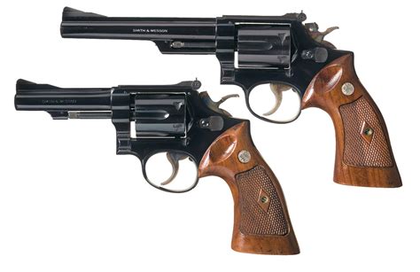 Two Smith & Wesson Double Action Revolvers A) Smith & Wesson Model 53 Double Action Revolver