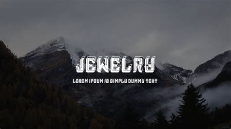 Jewelry Font : Download Free for Desktop & Webfont