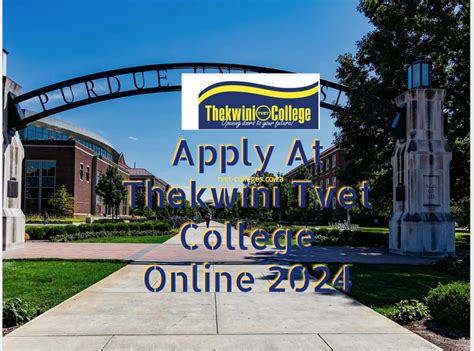 Apply At Thekwini Tvet College Online 2024 - TVET Colleges