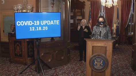 Governor Whitmer Announces Extended “Pause” and More | Full Press Conference, December 18, 2020 ...