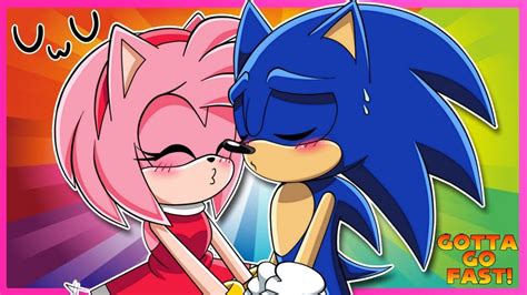 SONIC AND AMY KISS?! Sonic and Amy's Second Date - YouTube
