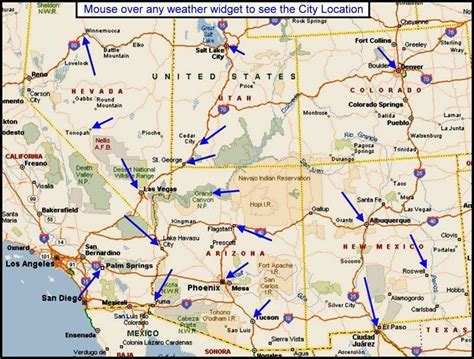 map of arizona utah and nevada | California map, Nevada, Rock springs