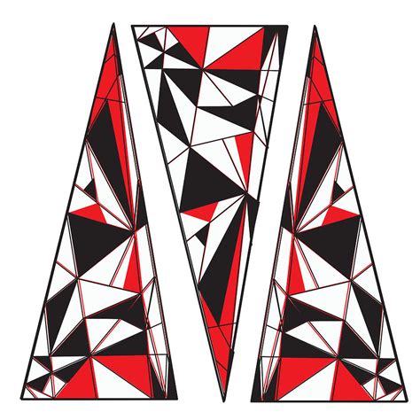 Triangle - red and black Digital Art by Lenny Carter - Fine Art America