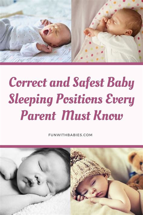 Best And Safest Sleeping Position For A Newborn Baby - FunWithBabies.com in 2021 | Baby sleeping ...