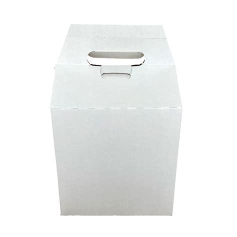 Compostable Take-Out Boxes with Handles (White Paper) | Compostable.ca