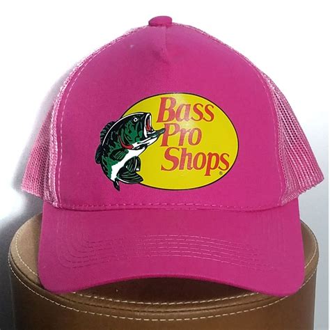 Bass Pro Shops Pink Trucker Hat on Mercari | Bass pro shop hat, Pink trucker hat, Lady logo