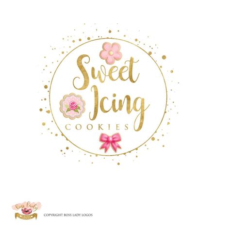 Sugar Cookie Logo Design Cookies Logo Bakery Logo Branding - Etsy