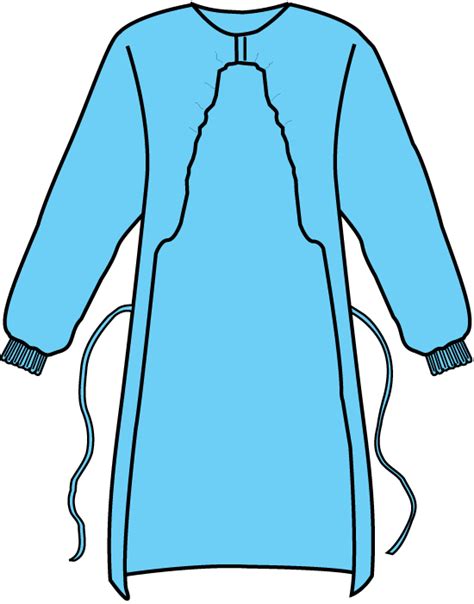 Hospital Ppe Gown Clip Art - Png Download - Full Size Clipart (#5358383) - PinClipart