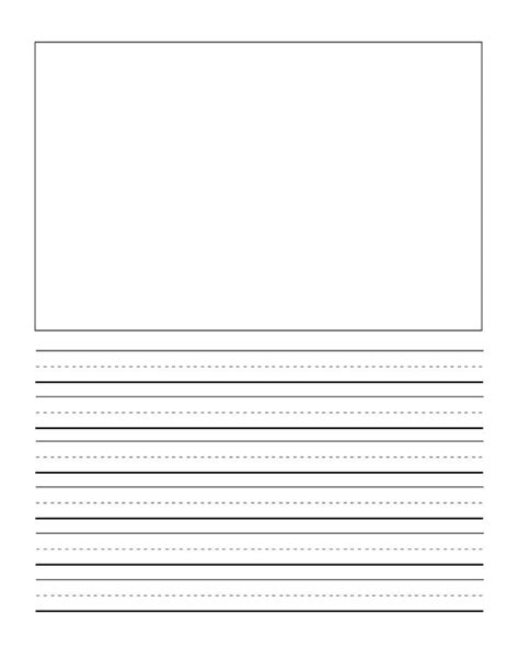 first grade writng paper template with picture | Journal Writing/Handwriting Paper FREEBIE ...