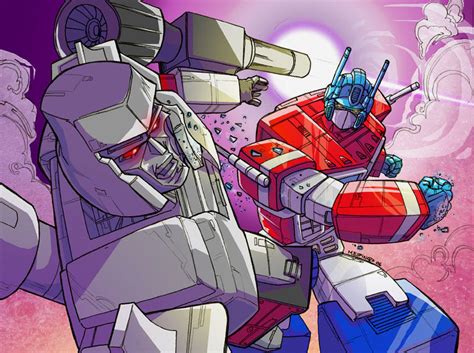 Optimus vs Megatron by marespro13 on DeviantArt