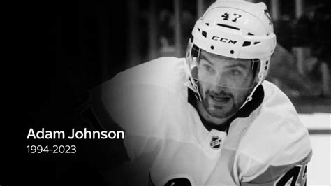 Police investigating death of ice hockey player Adam Johnson after ...