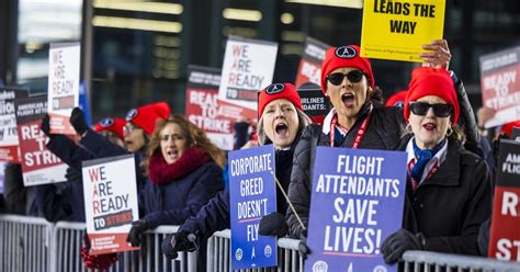 Flight attendants picket across U.S. for better working conditions ...