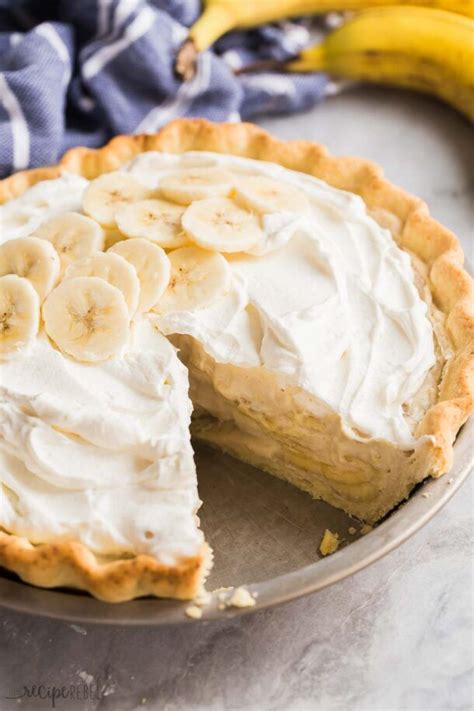 Banana Cream Pie | Bananenkuchen rezepte, Sahnestückchen, Dessert ideen