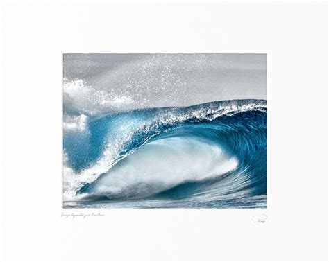 Art print photo - Waves in Teahupoo, Tahiti • Galerie Plisson - La Trinité-sur-Mer