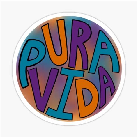 Pura Vida Stickers | Redbubble