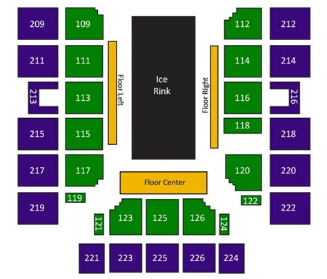 Seating Charts / Wicomico Youth & Civic Center Salisbury, MD