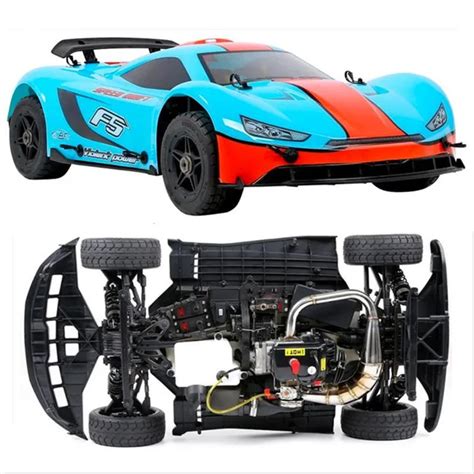 1/5 Scale ROFUN F5 36cc Gasoline Engine 4WD RC Drift Flat Car Sport ...