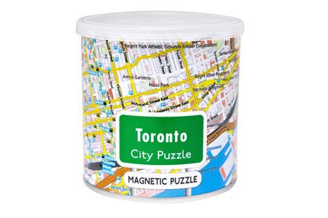 Toronto City Map Magnetic Jigsaw Puzzle – Spacing Store: Toronto's City Gift Store