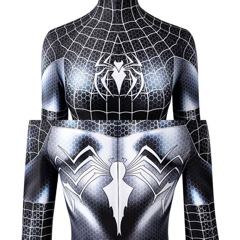 Black Cat Venom Cosplay Costumes, 3D Black Cat Venom Spider Suit Zentai ...