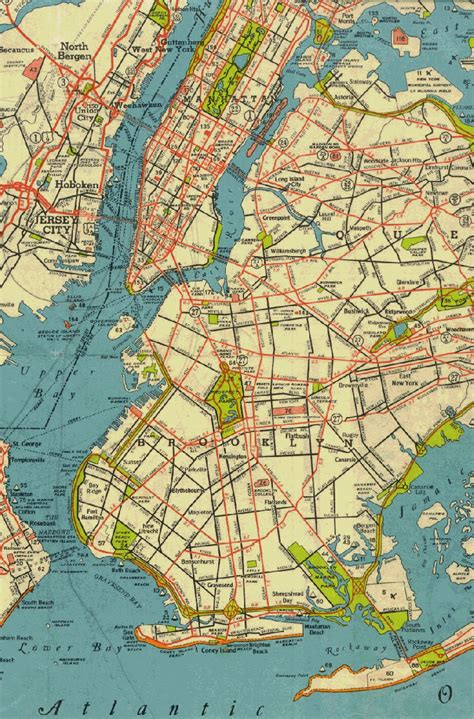 Map Of Manhattan And Brooklyn | Map Quiz