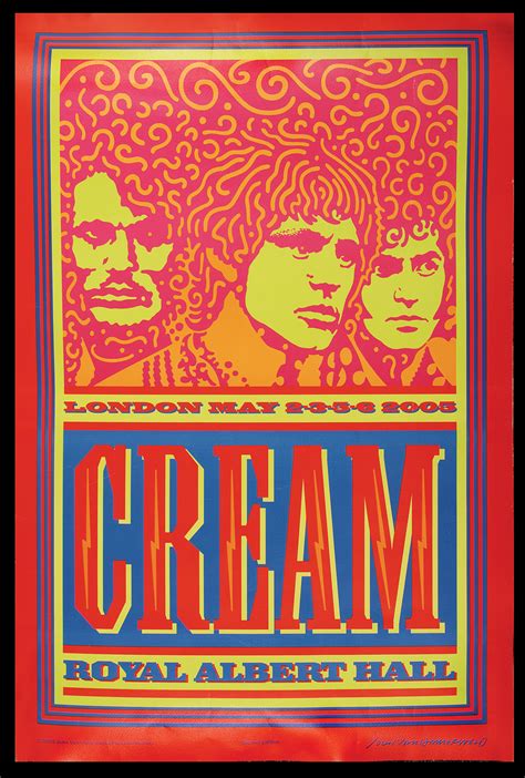 Lot Detail - Cream Royal Albert Hall Original Concert Poster