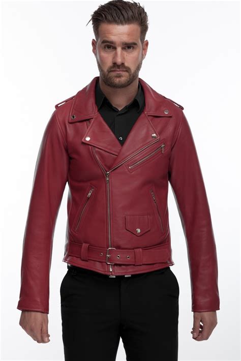 Perfecto Men Red Jacket - Silverstorn.com