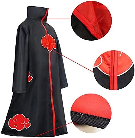 Akatsuki Cloak Itachi Kids Naruto Cosplay Costumes Cloak Akatsuki Robe ...