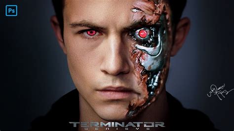 Photoshop Tutorial | Terminator Effect | Terminator Face - YouTube