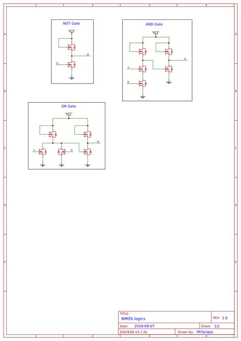 NMOS NOT Gate - Platform for creating and sharing projects - OSHWLab