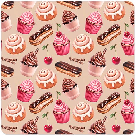 Cake pattern | Cake illustration, Cake wallpaper, Cupcakes wallpaper