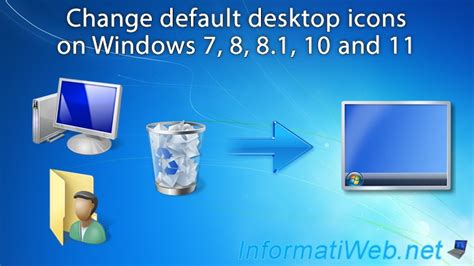 Change default desktop icons on Windows 7, 8, 8.1, 10 and 11 - Windows ...