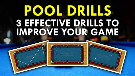 Pool Drills | Top 3 Drills To Improve Your Game - YouTube