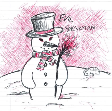 Evil Snowman by savechip on DeviantArt