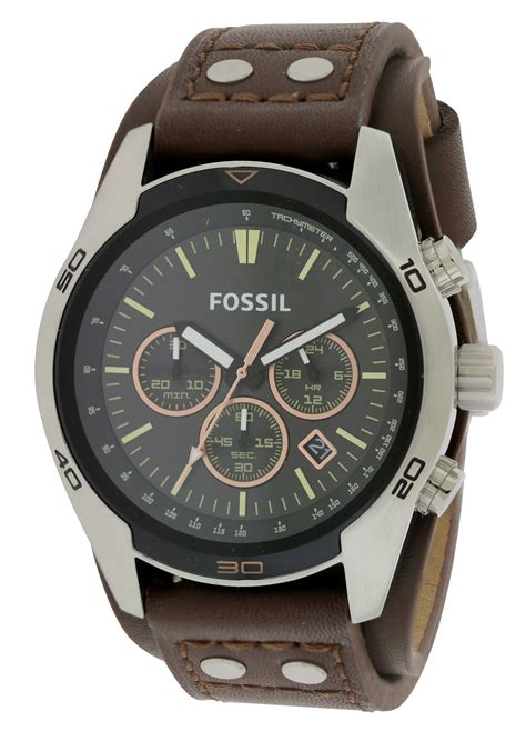 Fossil - Fossil Men's Coachman Leather Chronograph Watch CH2891 - Walmart.com - Walmart.com