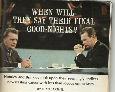 The TV Guide Historian: Chet Huntley & David Brinkley