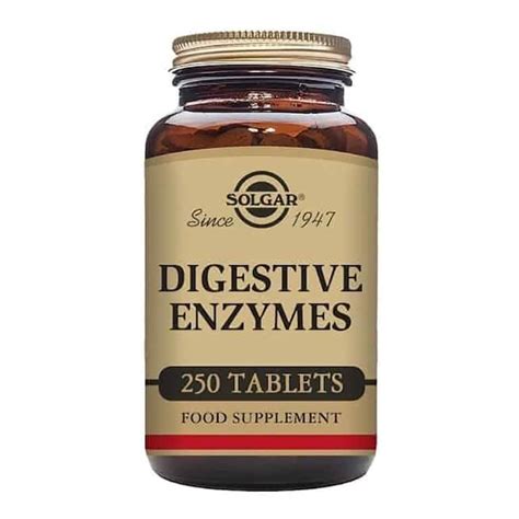 Solgar - Digestive Aids - Digestive Enzymes Tabs - Size: 250