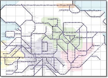 Northern Trains rail maps