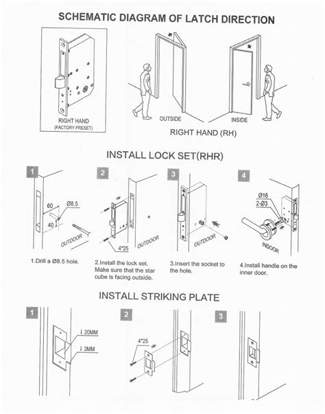 RFID Smart Residential Invisible Door Lock | RFID Door Lock Home