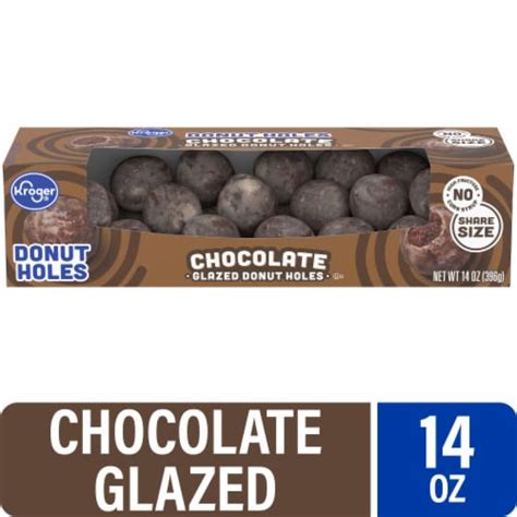 Kroger® Glazed Chocolate Donut Holes, 14 oz - Smith’s Food and Drug