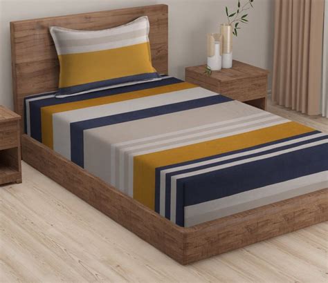 Buy Geometric Single Bed Sheets Online in India - WoodenStreet